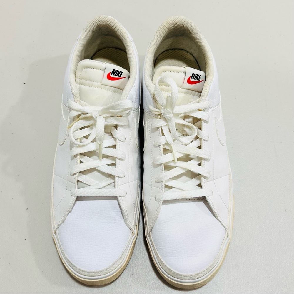 Mens Nike Court Legacy White Athletic Shoe Sneaker W/Black Stripe Size 13‎ - Picture 8 of 11